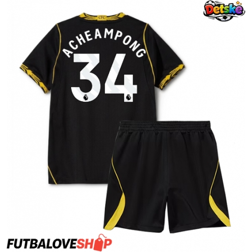 Dres Chelsea Josh Acheampong #34 Preč pre deti 2026-27 Krátky Rukáv (+ trenírky)